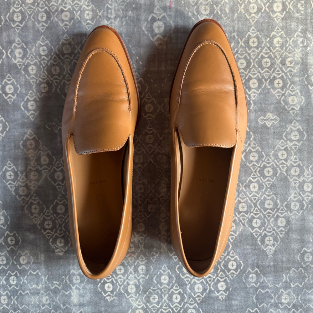 Everlane Tan Leather Loafers